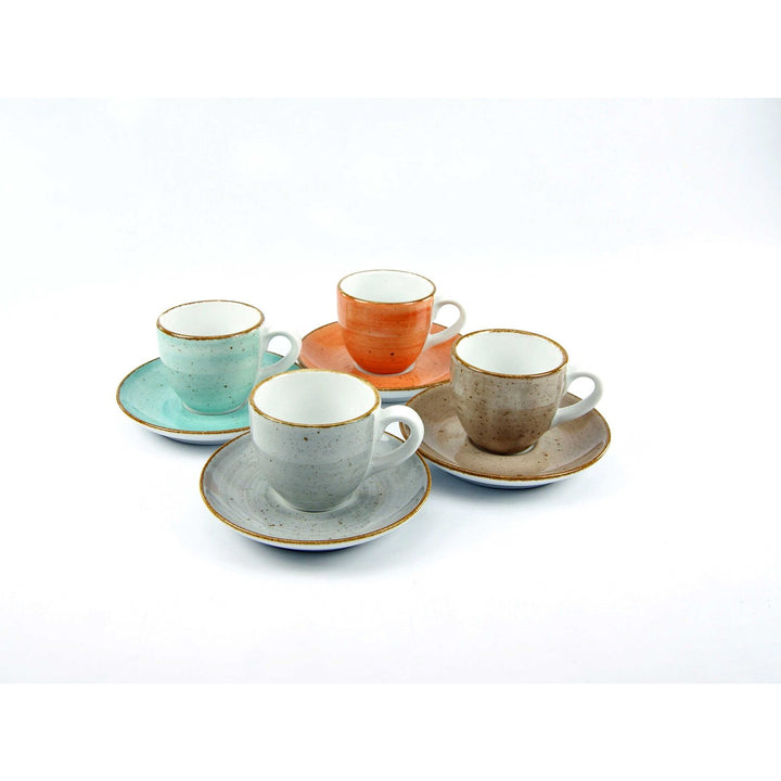 CreaTable 17724, Serie Vintage Nature, Geschirrset Espressoset 8 teilig