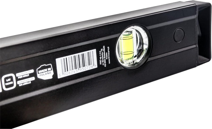 PRO800 Wasserwaage 60cm einseitig gefräst mit Ergonomischen Profil - ERS+ (Easy Reading System) Präz