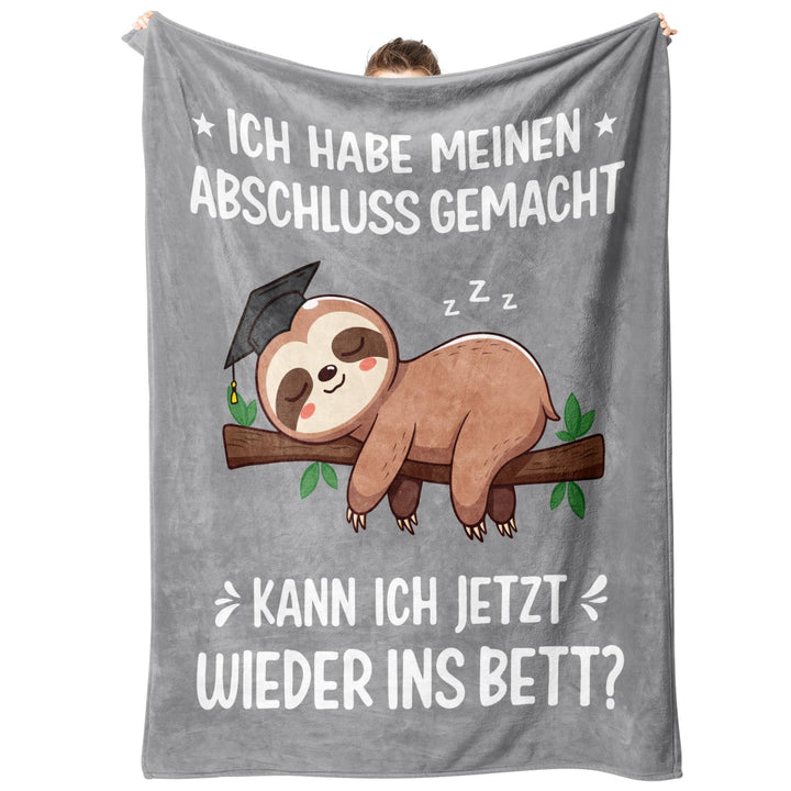 Bachelor Geschenk, Abitur Geschenke, Master Abschluss Geschenk- Kuscheldecke Geschenke für bestanden