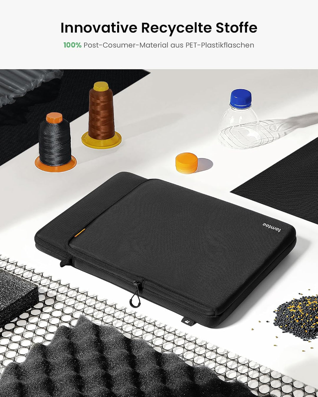 tomtoc 360° Tablet Tasche für 11 Zoll iPad Pro M2&amp;M1 (4/3/2/1 Gen) 2022-2018, 10,9" iPad Air 5/4, 10