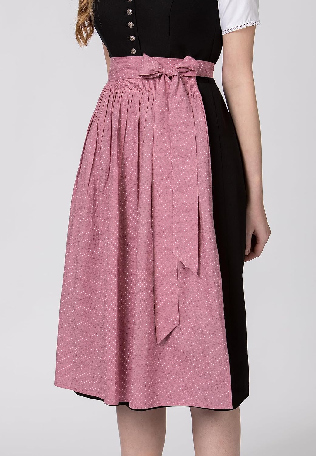 Stockerpoint Damen Schürze Molina Dirndlschürze, Altrosa, Regular