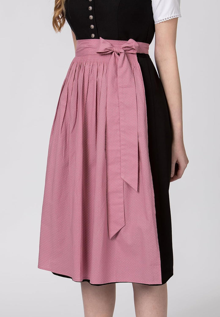 Stockerpoint Damen Schürze Molina Dirndlschürze, Altrosa, Regular