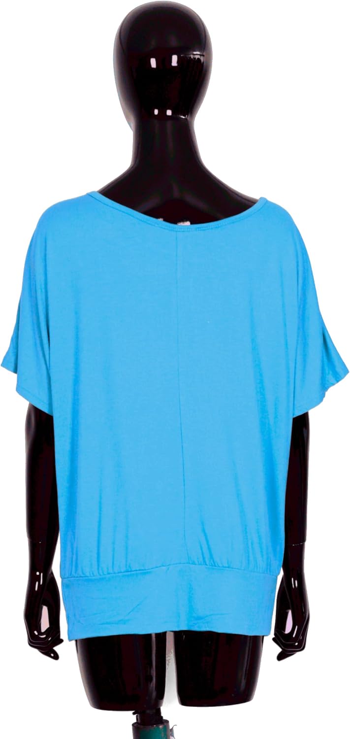 Van Der Rich ® - Oversize T-Shirt mit Fledermausärme - Damen 