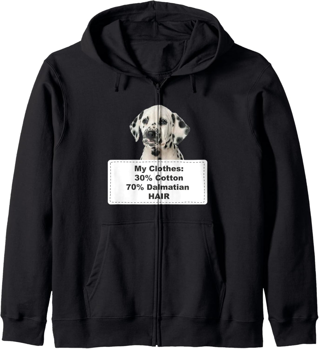 Funny Shedding Dog Dalmatian Kapuzenjacke