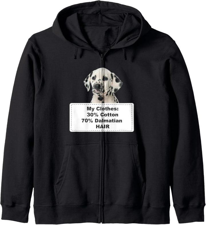 Funny Shedding Dog Dalmatian Kapuzenjacke