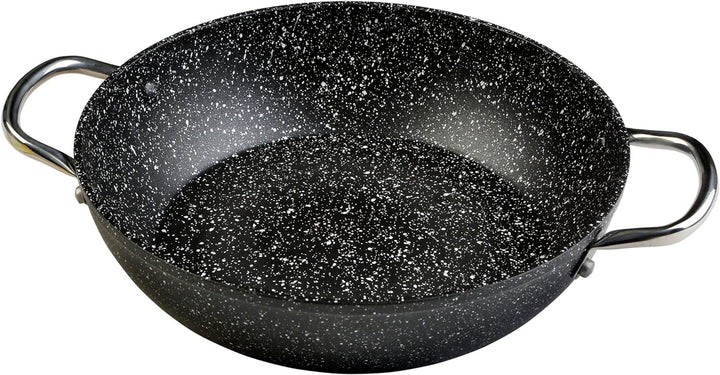 WECOOK! Granit Kochtopf mit niedriger Induktion, 30 cm, geschmiedetes Aluminium, 4,3 l, umweltfreund