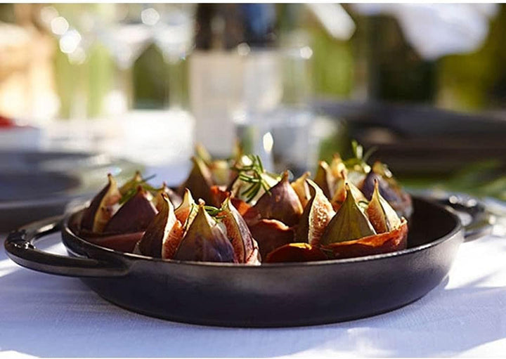 Staub Bratpfanne mit zwei Griffen, Induktionsgeeignet, Gusseisen, Schwarz, 20 cm, 1 Einheiten 20 cm