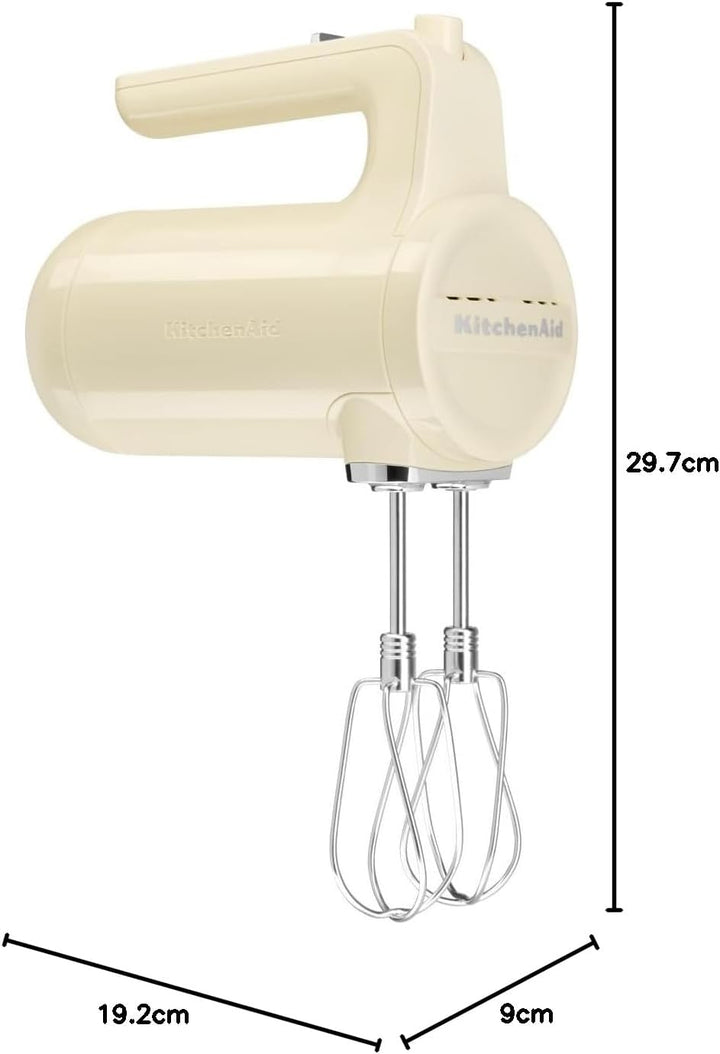 KitchenAid 5KHMB732EDG Anthrazitgrau elektrischer Handrührer kabellos 7 Geschwindigkeiten
