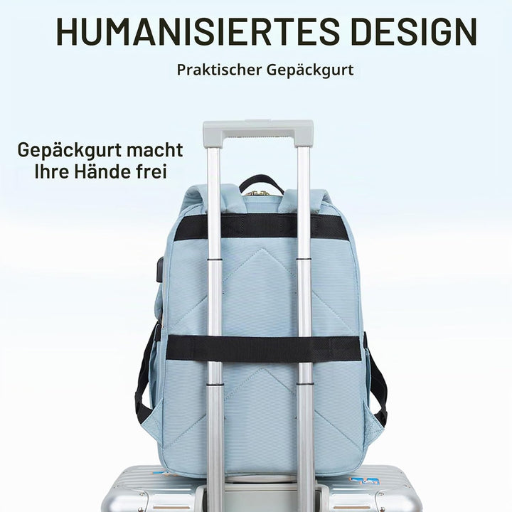 VANKEAN 15.6 Zoll Laptop Rucksack Damen, Hohe Schulrucksack Wasserdicht Damen Herren Arbeitstasche m