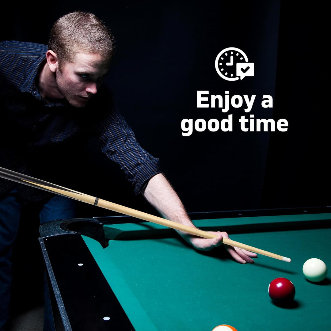 Billairds Billairds Queuestab mit 13 mm Faserlederspitze, Poolstick 121,9 cm, 2 Stück