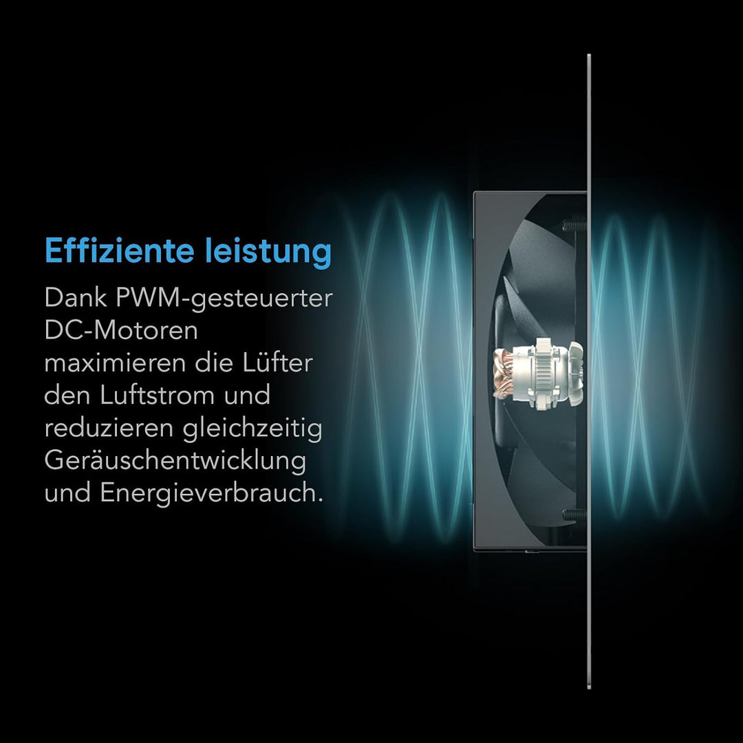 AC Infinity AIRTITAN T8, Ventilator für Kriechkeller, mit WiFi-App-kompatiblem Temperatur-Feuchtigke