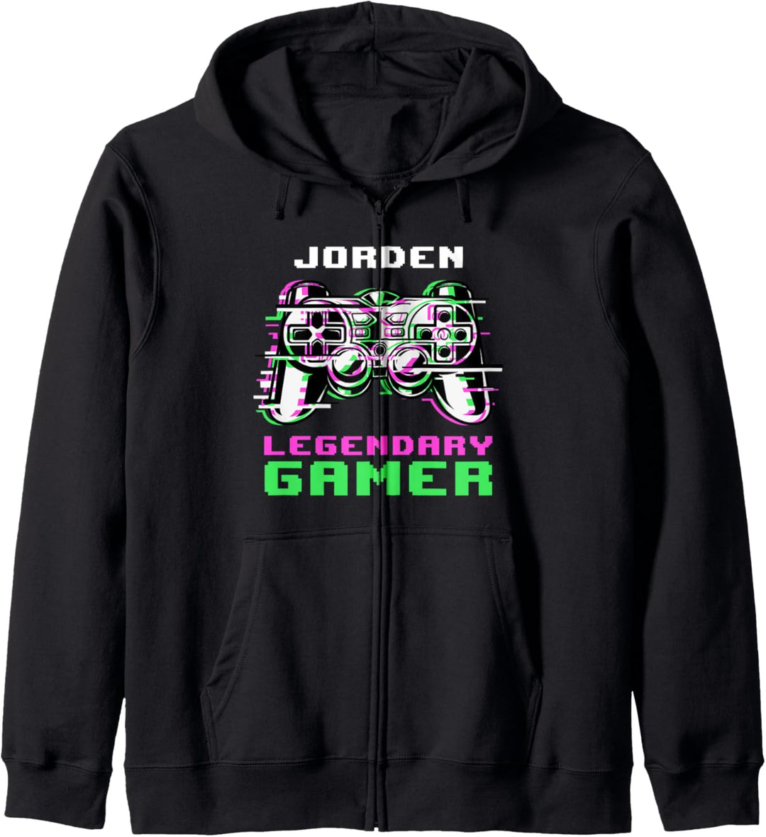 Jorden - Legendary Gamer - Personalisiert Kapuzenjacke