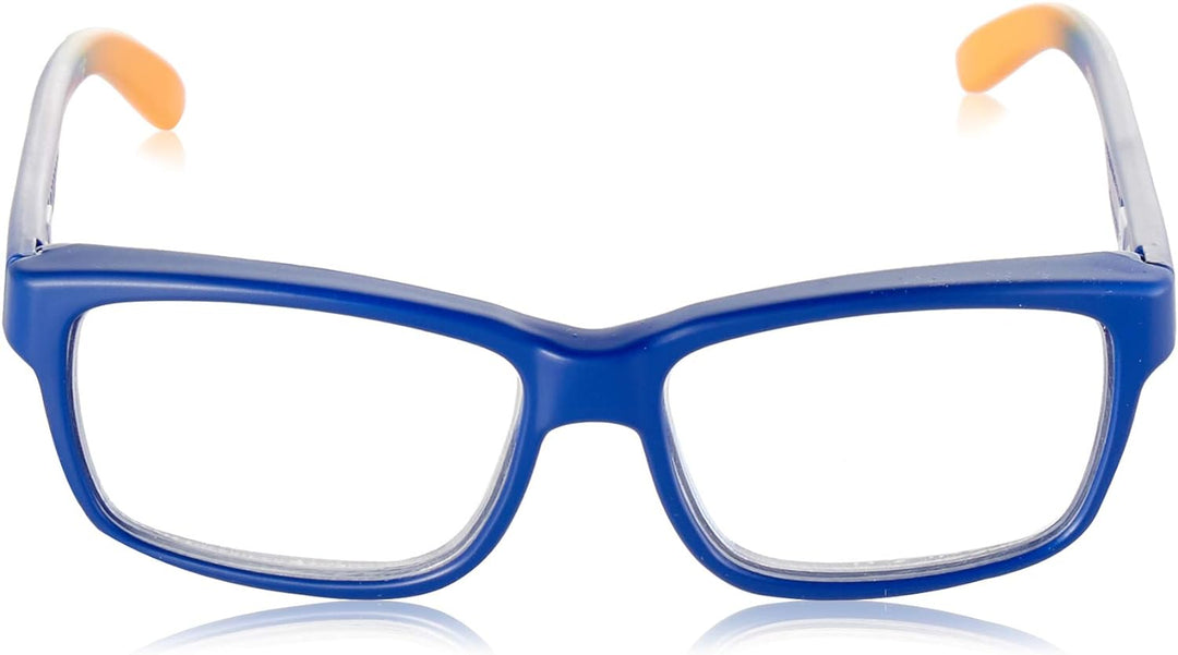 Pegaso Work and Fun Brille gegen impactó Objektiv mit Pre Sehstärke, mehrfarbig (Blau/Orange), +3.0,