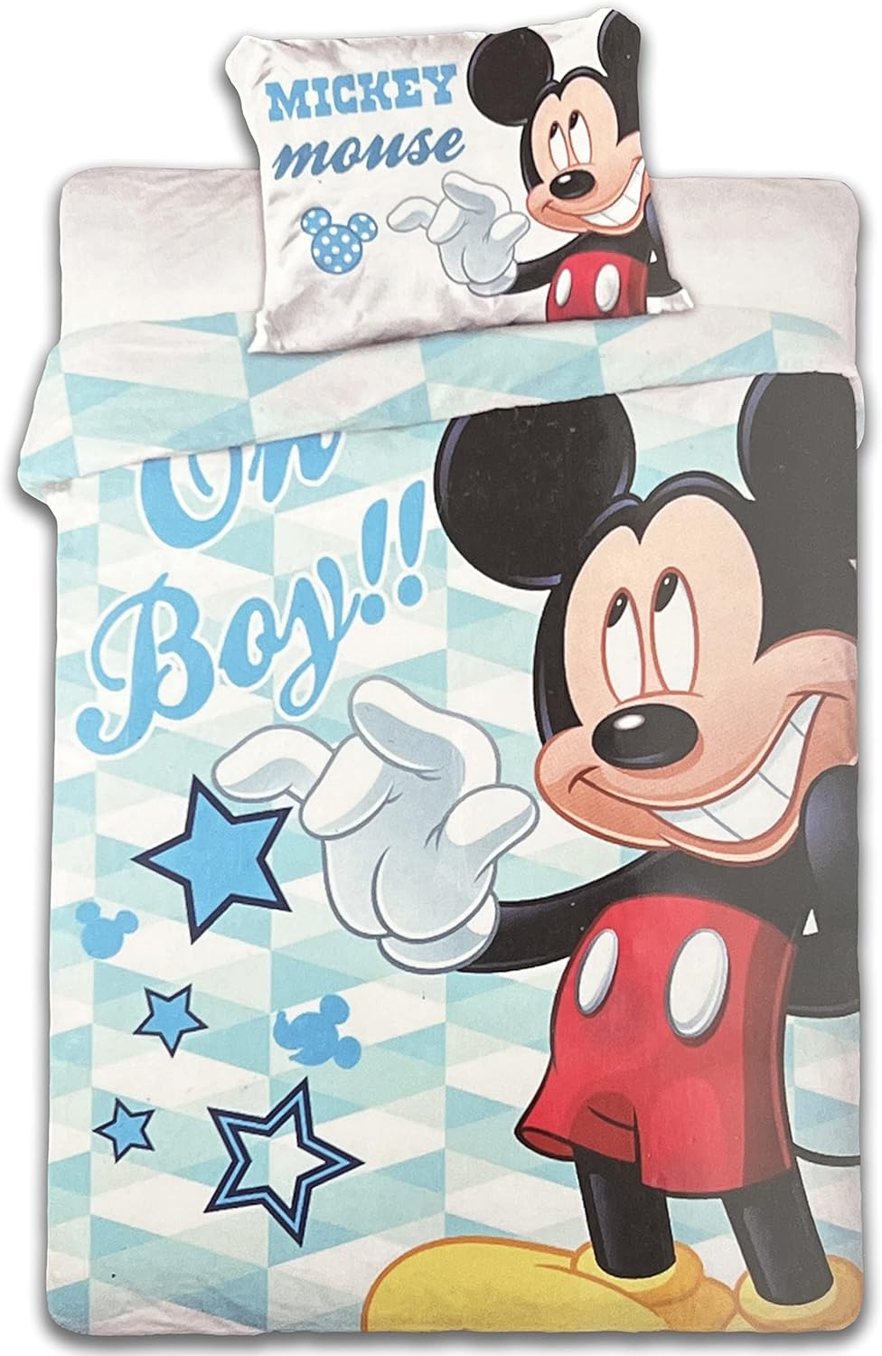 Disney Micky Maus Baby Wende Bettwäsche 100x135cm 100% Baumwolle (M05)