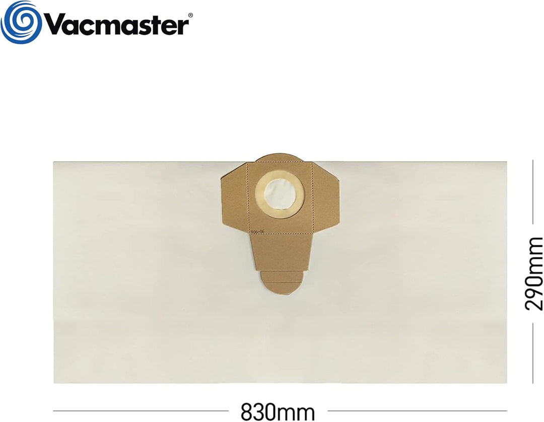 Vacmaster 950127 Beutel für Staubsauger, Paper, 20L x 5 bags (20L) UK Standard-Filtration 5-er Packu