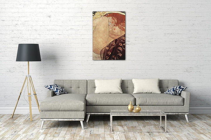Printed Paintings Leinwand (60x80cm): Gustav Klimt - Danaë (1907) 60x80 cm, 60x80 cm
