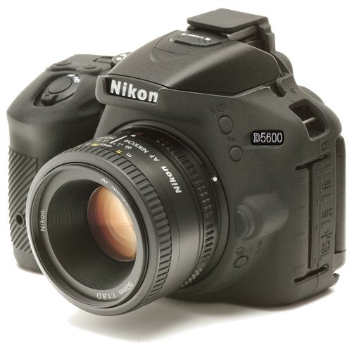 EasyCover - Silikon Kameratasche - Schutz für Ihre Kamera - Nikon D5500/D5600 - Schwarz