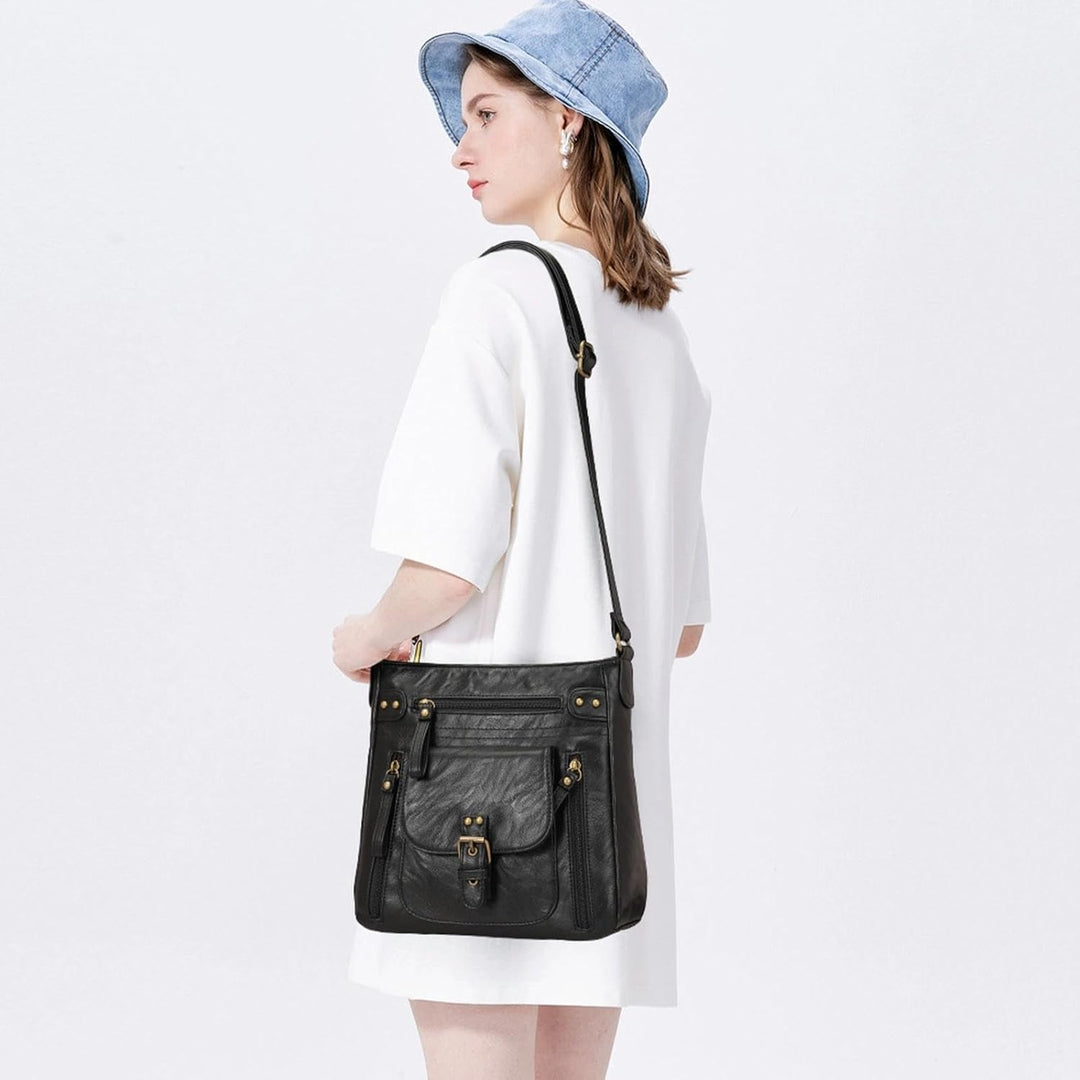 KL928 Tasche Damen Umhängetasche kleine Handtaschen Schultertasche Damentasche Damenhandtasche mitte