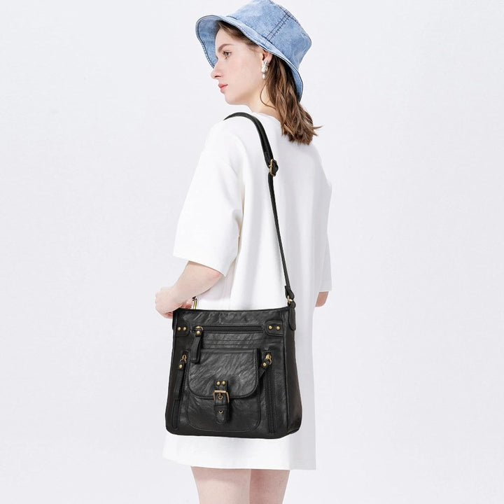 KL928 Tasche Damen Umhängetasche kleine Handtaschen Schultertasche Damentasche Damenhandtasche mitte