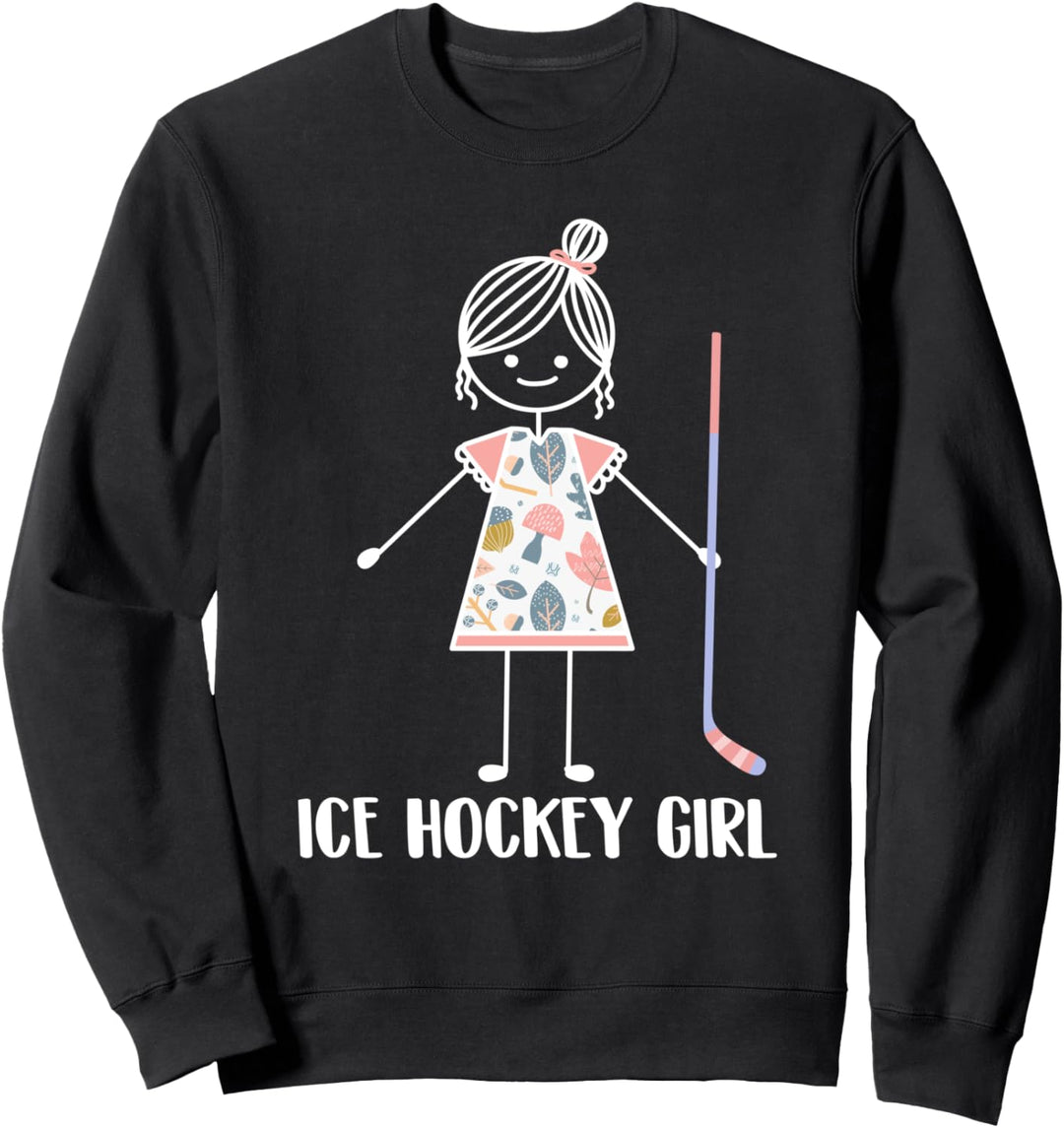 Eishockey Mädchen - Wintersport Team Ice Hockey Sweatshirt