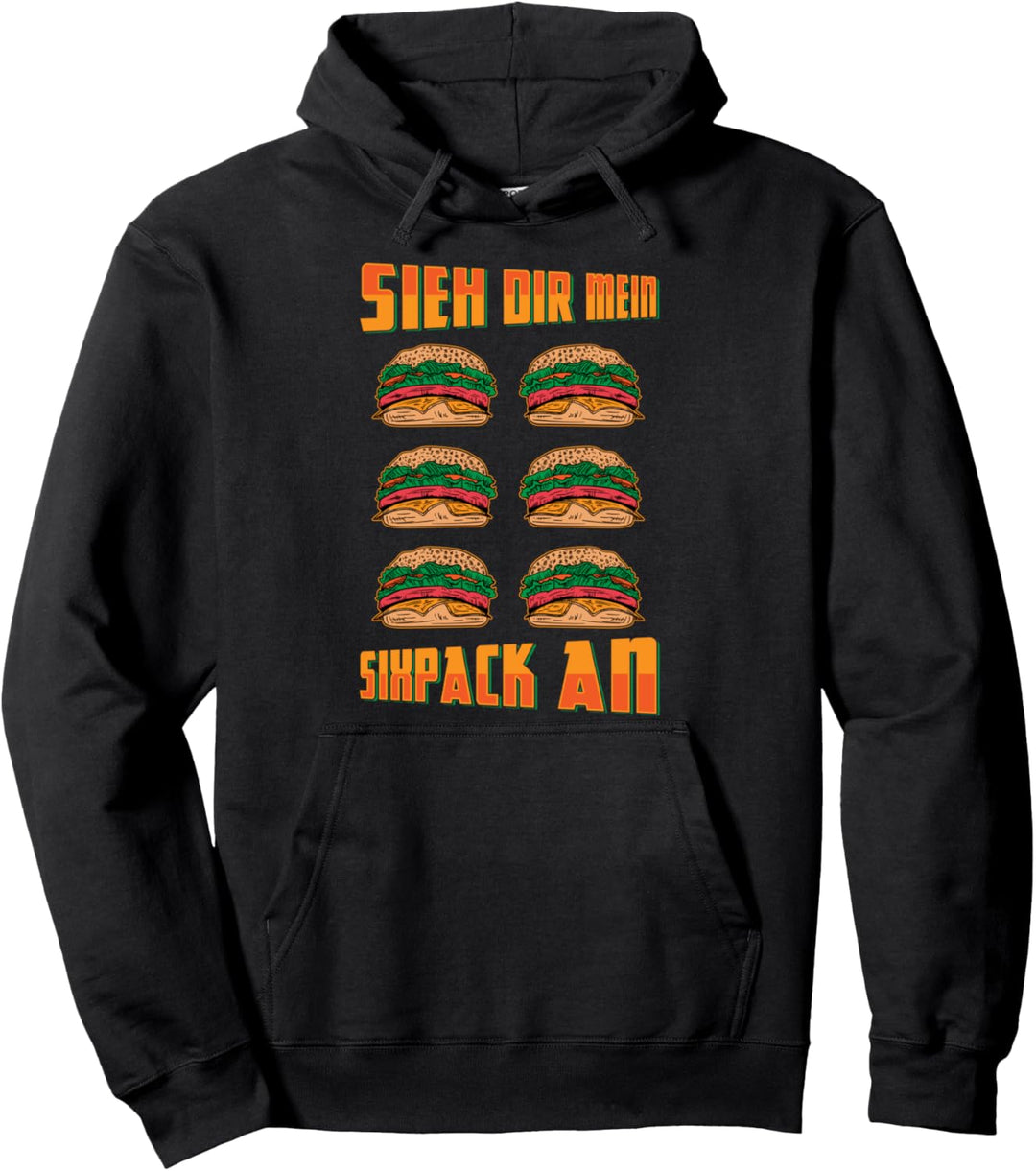 Lustig Fast Food Burger Hamburger Spruch Geschenk Pullover Hoodie