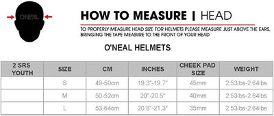 O'neal 2 Series Attack Youth Kinder Motocross Enduro MTB Helm schwarz/weiss/gelb 2023 Oneal, S