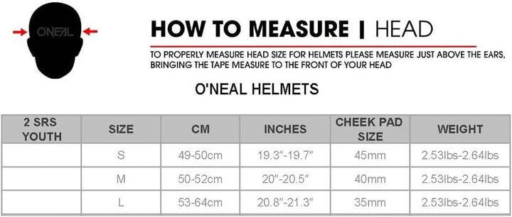 O'neal 2 Series Attack Youth Kinder Motocross Enduro MTB Helm schwarz/weiss/gelb 2023 Oneal, L