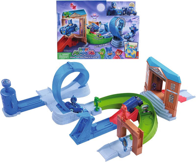 Simba 109402229 - PJ Masks Rival Racers Rennstrecke/ mit Looping/ mit Catboy und Katzenflitzer/ mit