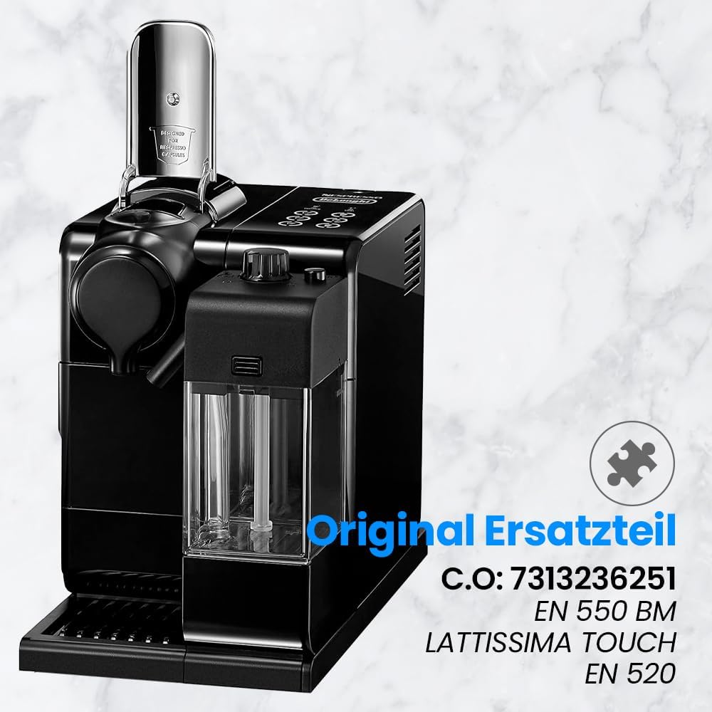 Anakel home Milchaufschäumer 7313238361/5513224751, kompatibel mit DeLongui Lattissima EN520 EN550,