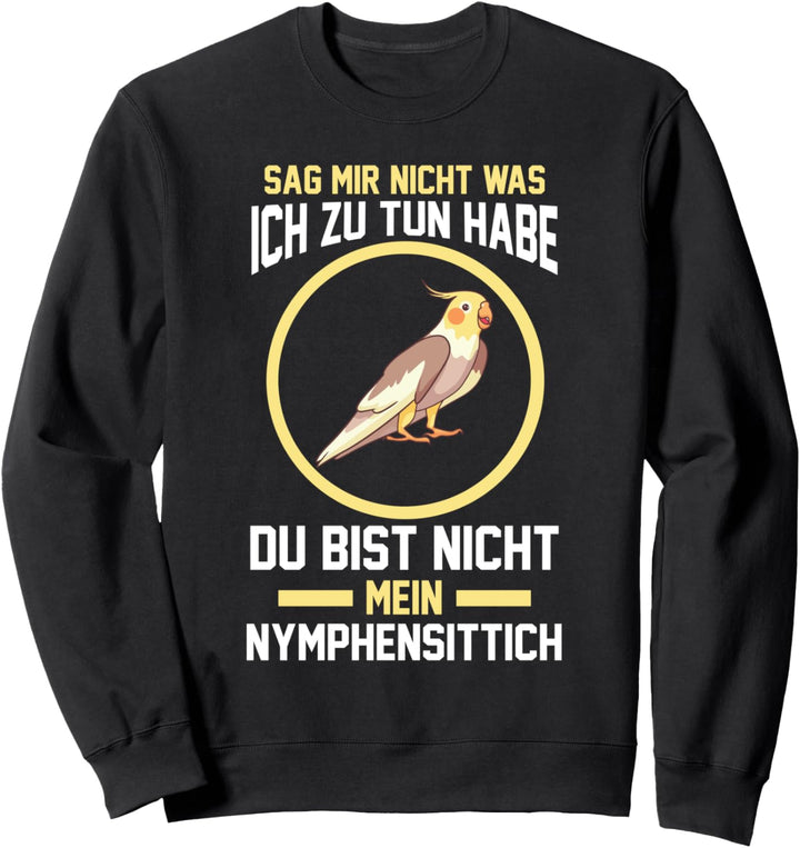 Vogel Nymphensittiche Sweatshirt