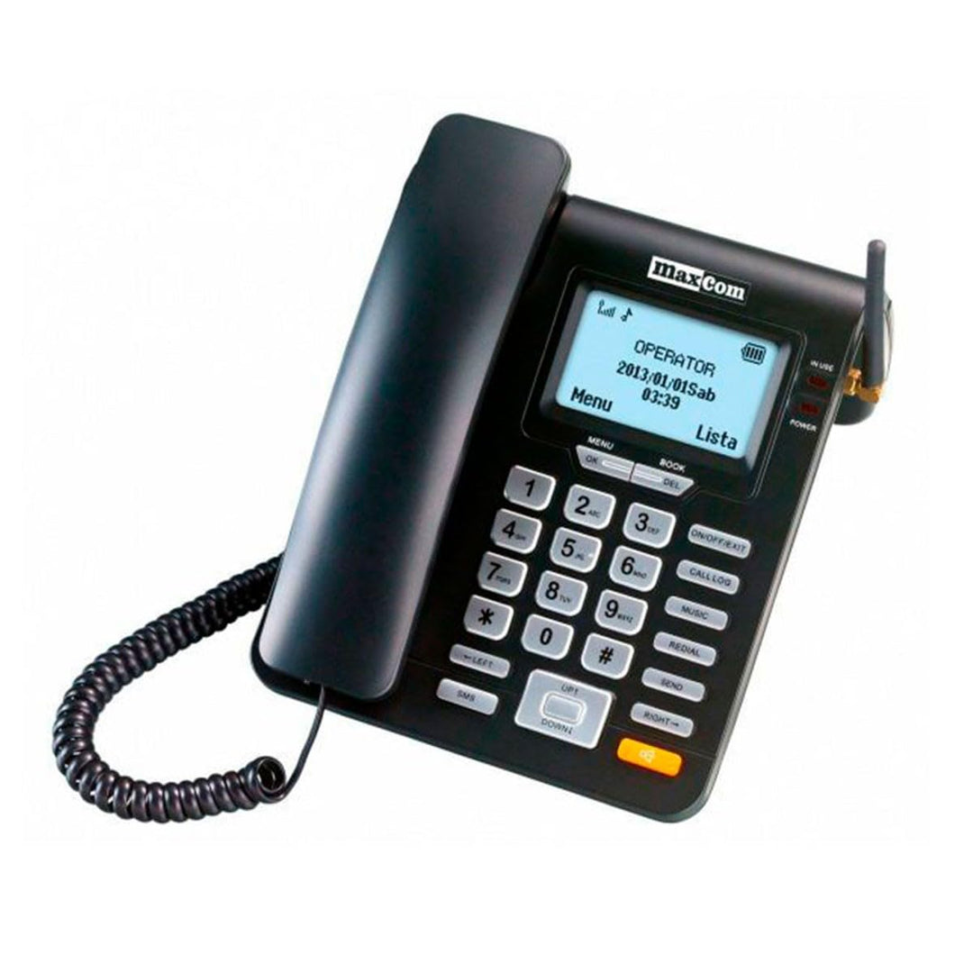 Maxcom Comfort MM28D 2G UK kabelgebundenes Dualband-Mobiltelefon, GSM, Business-Schreibtischtelefon,
