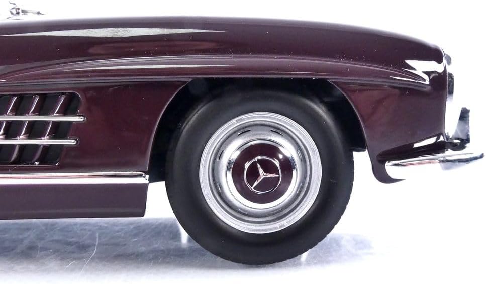 Norev - Mercedes-Benz 300 SL Roadster 1957 Red 1:18 Miniatur, 183891, Rot, 1/18