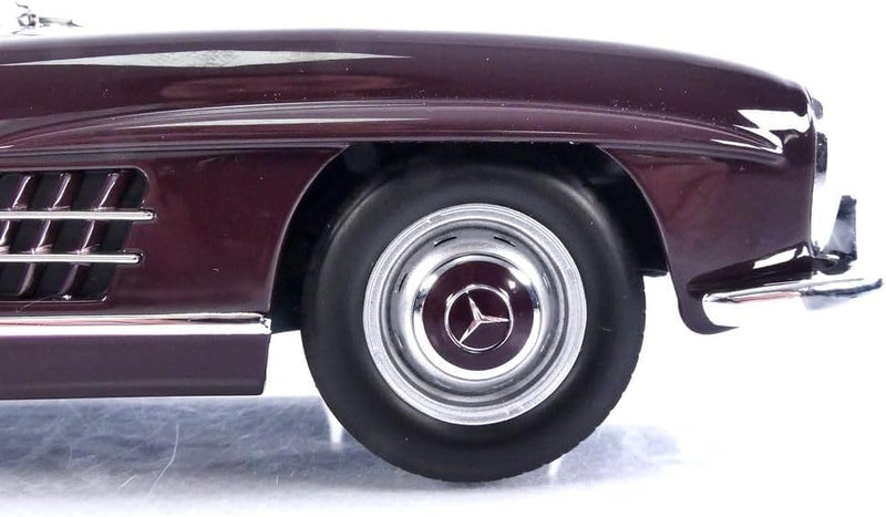Norev - Mercedes-Benz 300 SL Roadster 1957 Red 1:18 Miniatur, 183891, Rot, 1/18