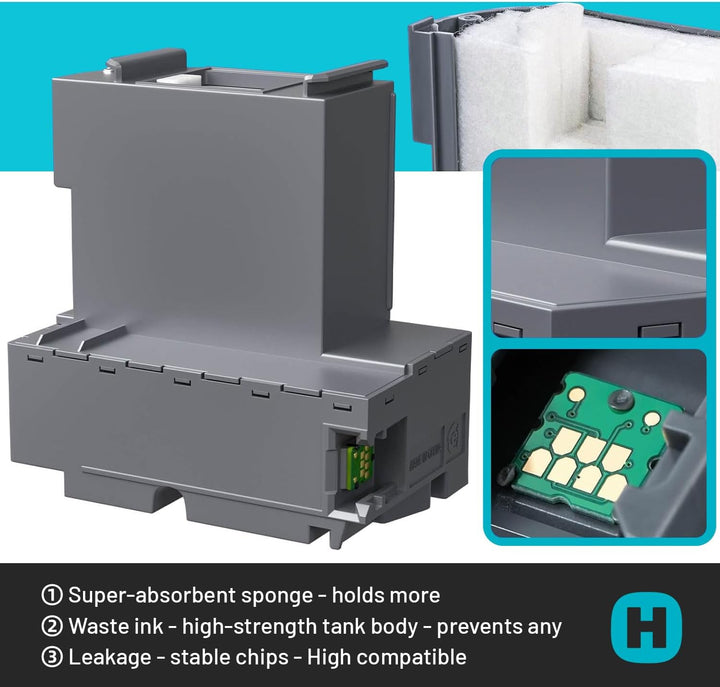 Wartungsbox T04D1 Ersatz für Epson T04D1 T04D100 C13T04D100 Wartungsbox für ET-4750 ET-4850 ET-3750