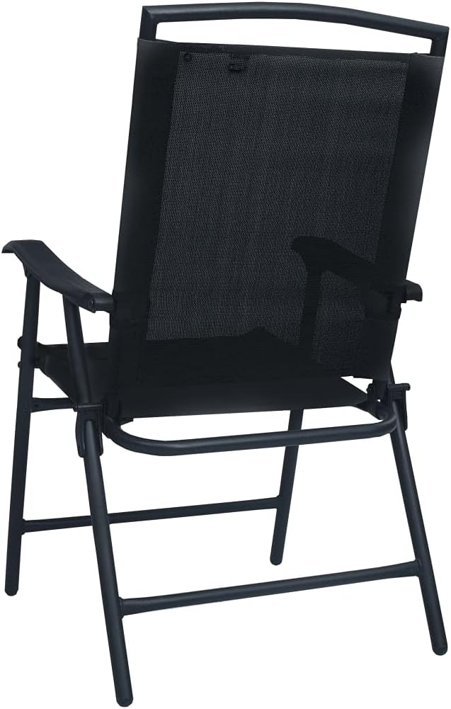vidaXL 2X Gartenstuhl Klappbar Klappstuhl Campingstuhl Hochlehner Stuhl Stühle Essstuhl Terrassenstu