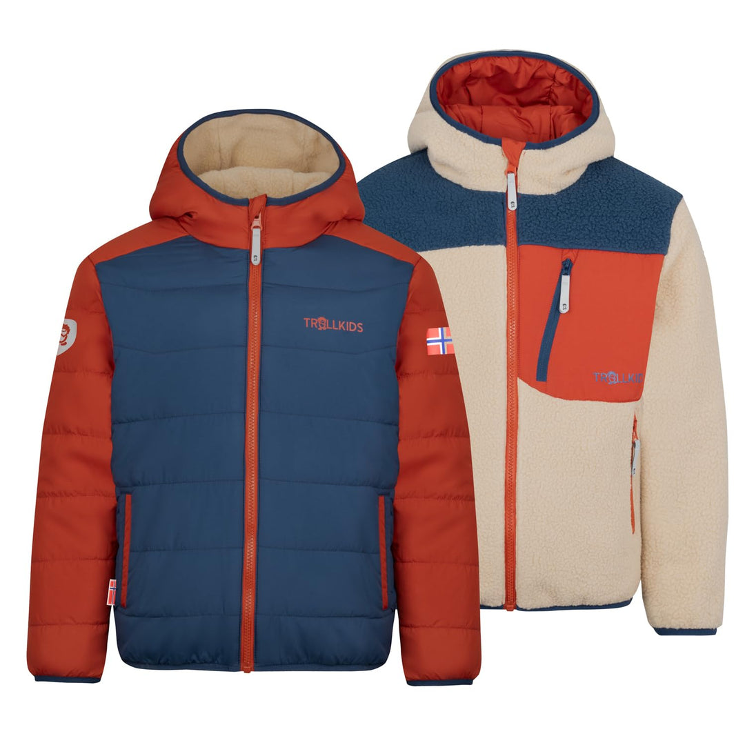Trollkids Kinder Sandvika Turnover Jacke Fleecejacke Fleecepullover, 104