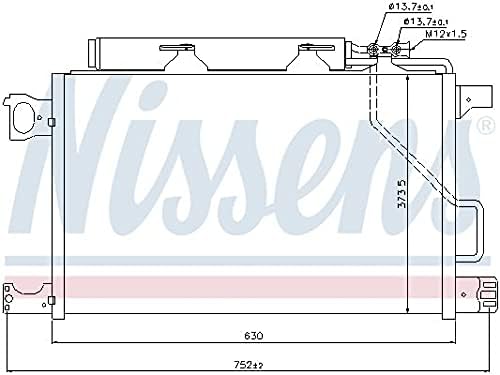 Nissens 94794 Kondensator, Klimaanlage