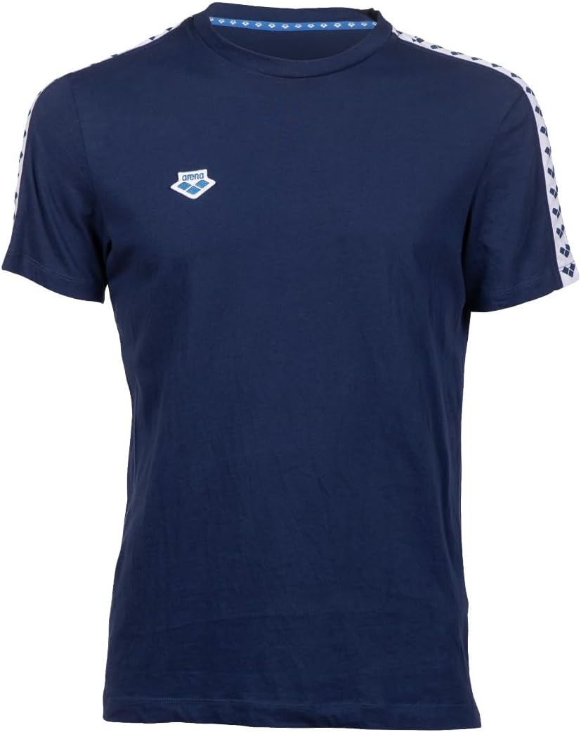 ARENA Unisex Herren Team T-Shirt, Marineblau/Weiss/Marineblau, X-Small