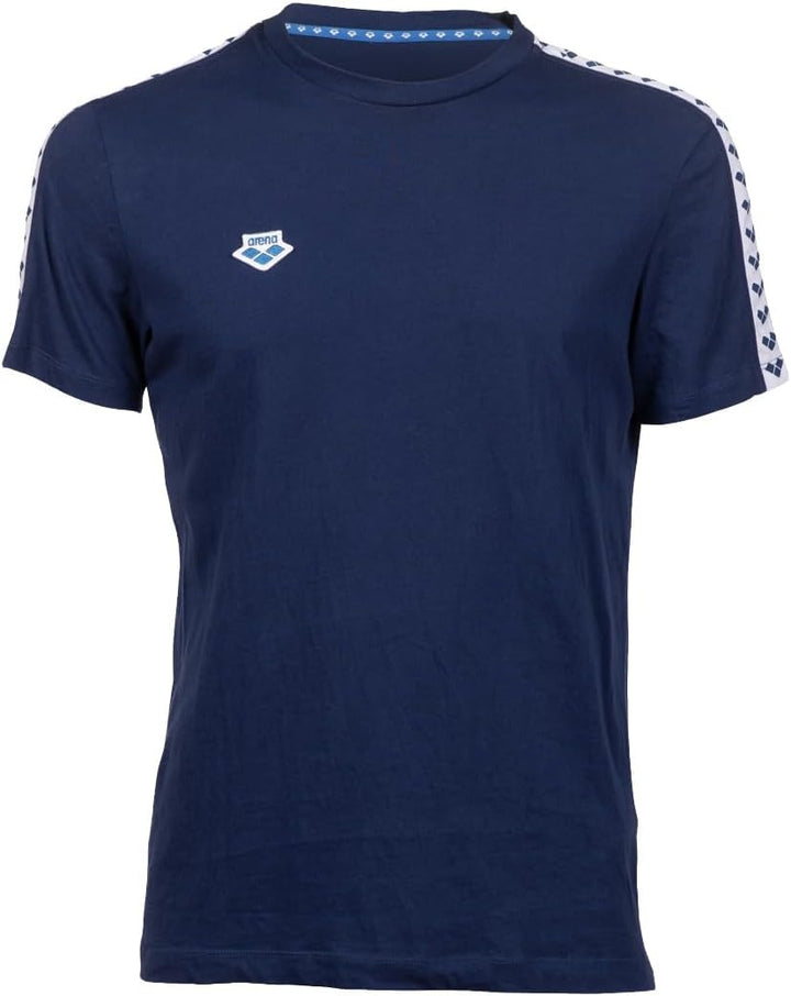ARENA Unisex Herren Team T-Shirt, Marineblau/Weiss/Marineblau, X-Small