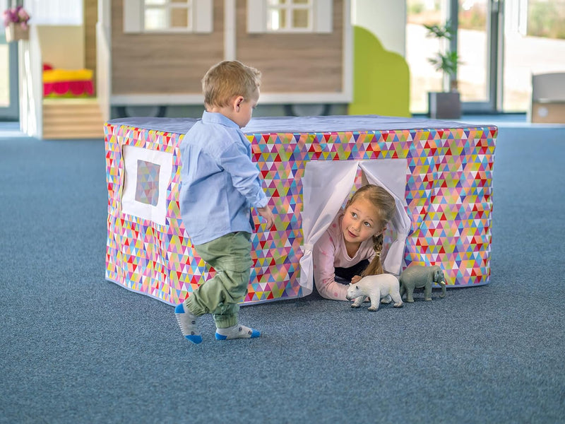 Betzold - Tischzelt - Kinder-Spielzelt aus robustem Stoff Mädchen Jungen Mehrfarbig, Mehrfarbig