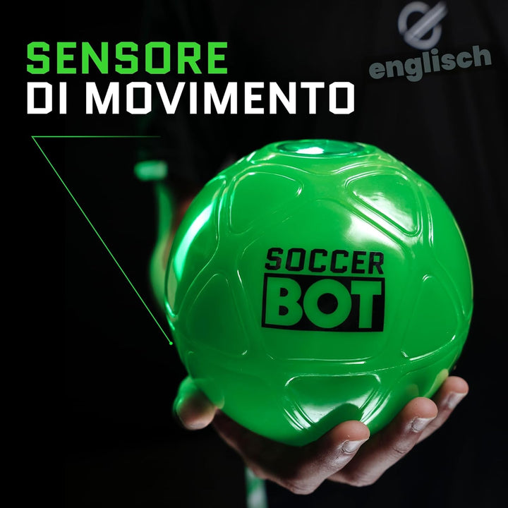 Soccer Bot Smart Ball, Roboter für den Innenbereich, Solo oder Multiplayer, ab 3 Jahren, MR100, Schw