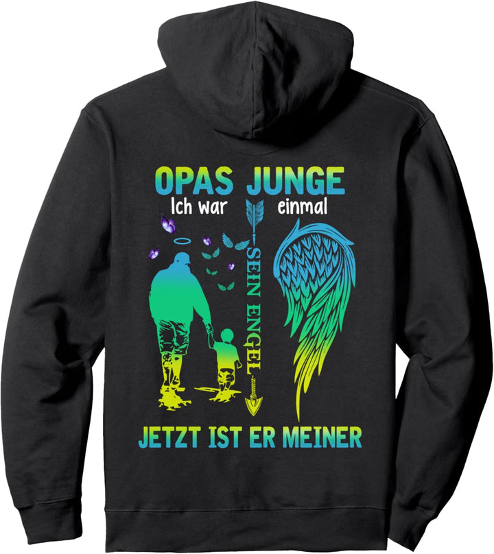 Opas Junge Ich War Einmal Sein Engel Jetzt Ist Er Meiner Pullover Hoodie