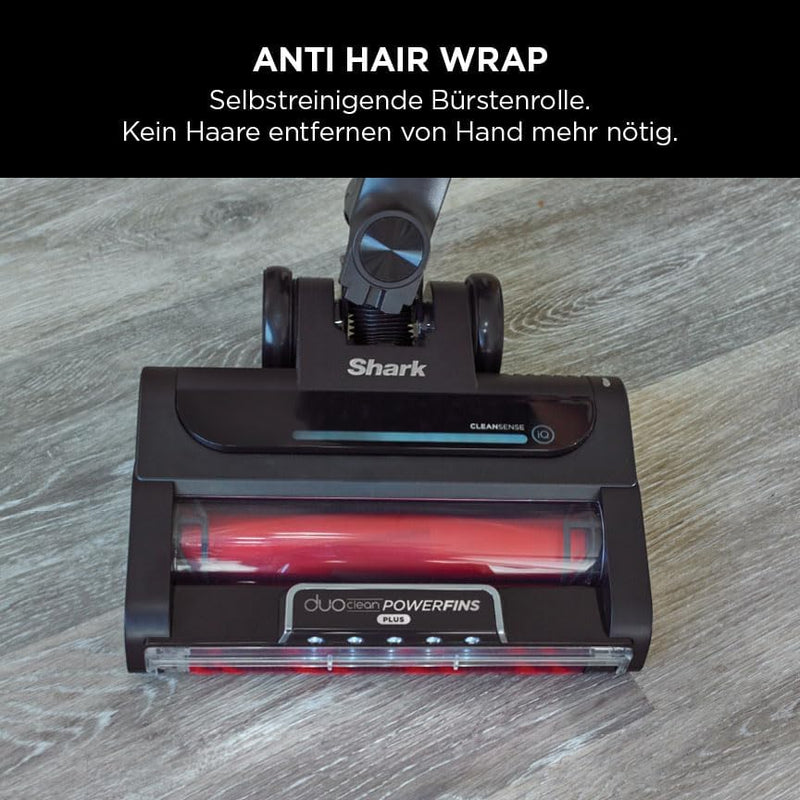 Shark Stratos kabelloser Akku-Staubsauger, PowerFins Plus, 60 Min Laufzeit, Anti-Hair-Wrap- & CleanS