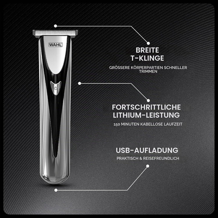 WAHL Elite Groom, Ganzkörper-Trimmen, abwaschbare Aufsätze, Ohr- und Nasenhaar Entfernung, langlebig