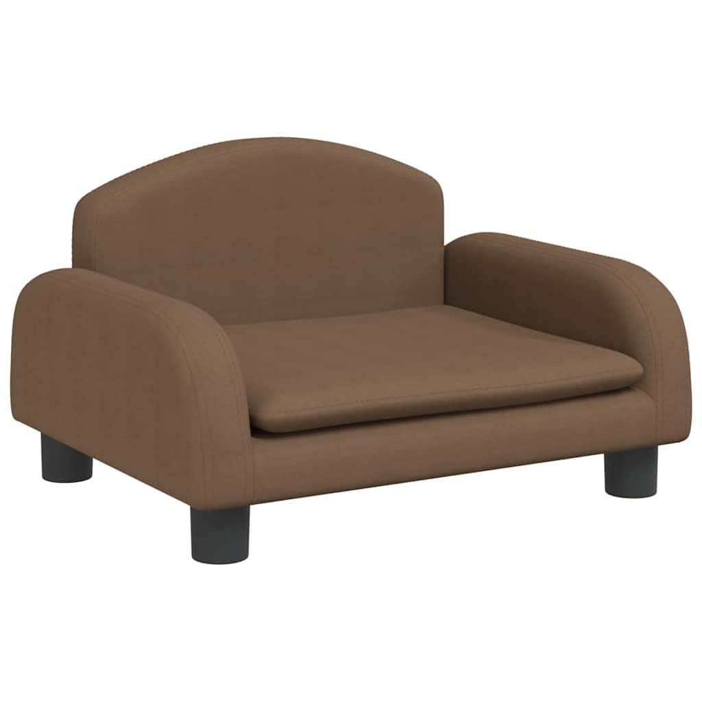 vidaXL Kindersofa Braun 50x40x30 cm Stoff 50 x 40 x 30 cm Braun, 50 x 40 x 30 cm Braun