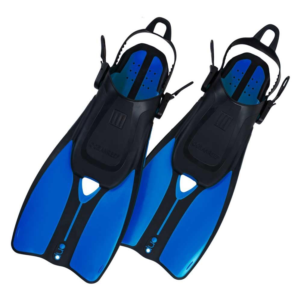 OCEAN REEF - Duo - Reiseflossen - 7 Farben und 2 Grössen S/M Blau, S/M Blau