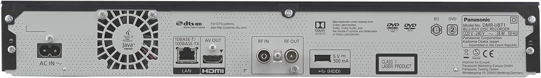 Panasonic DMRUBT1ECK Blu Ray Player
