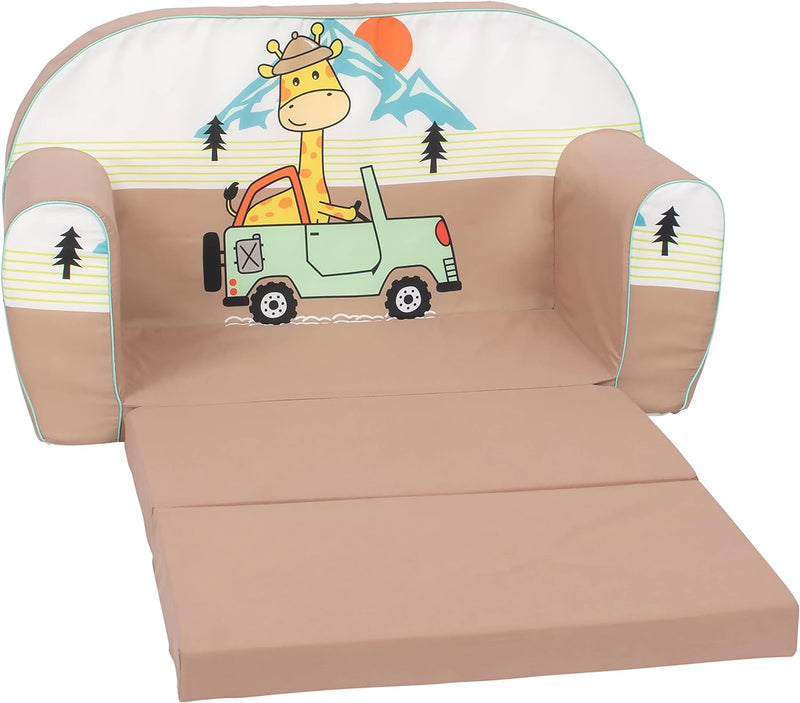 KNORRTOYS.COM 75001 75001-Kindersofa-Giraffe on Tour“