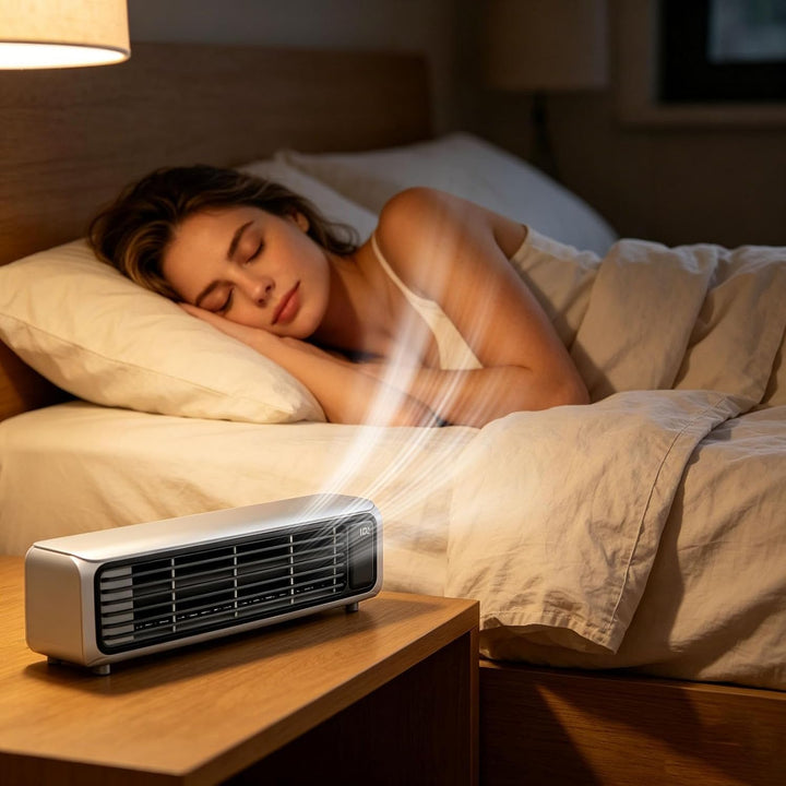 Generisch AirZuma Ventilator, Air Zuma Tragbarer Ventilator – Kompakte Bauweise, Einstellbare Lüfter