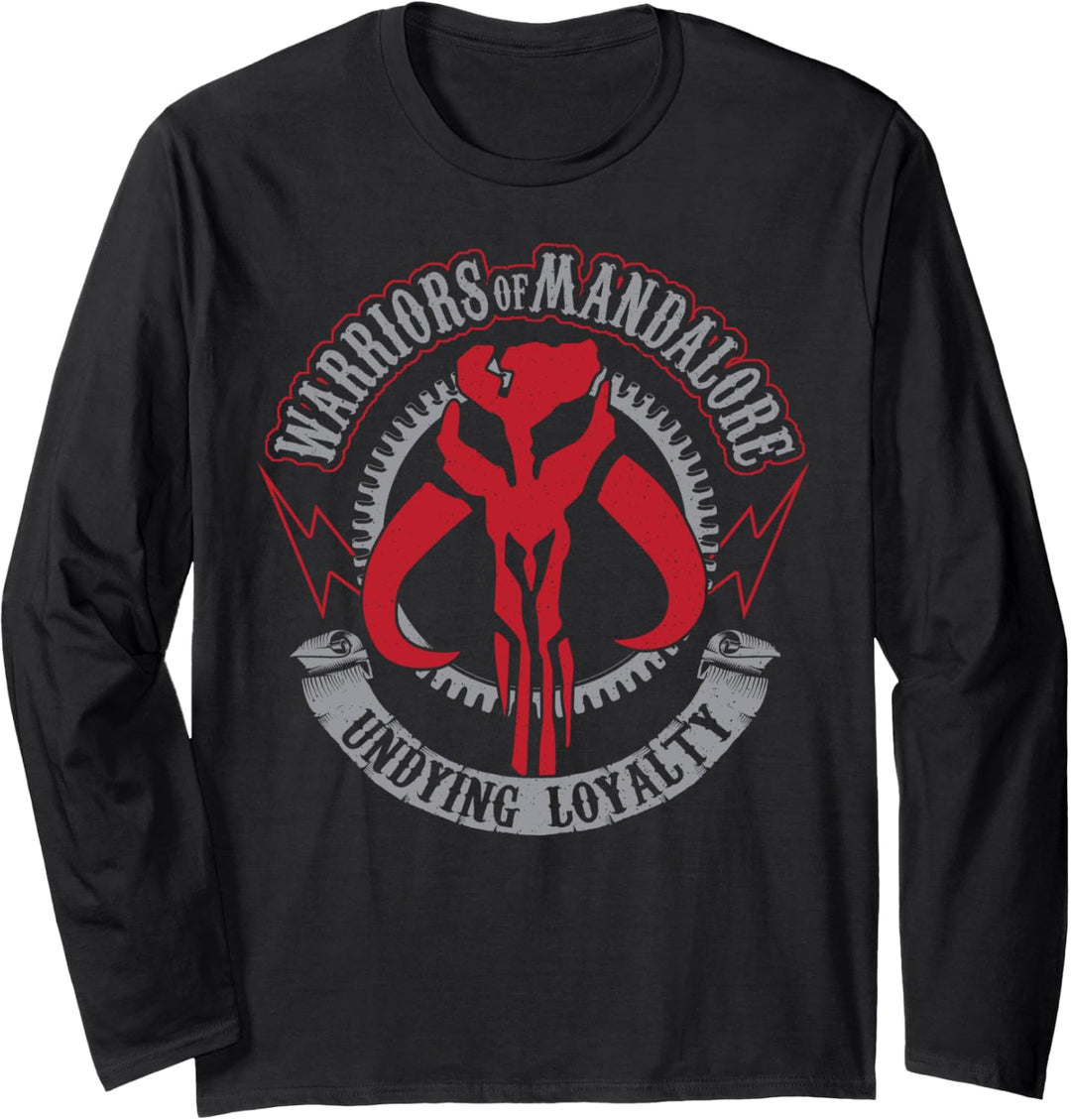 Star Wars Warriors Of Mandalore Circle Crest Langarmshirt